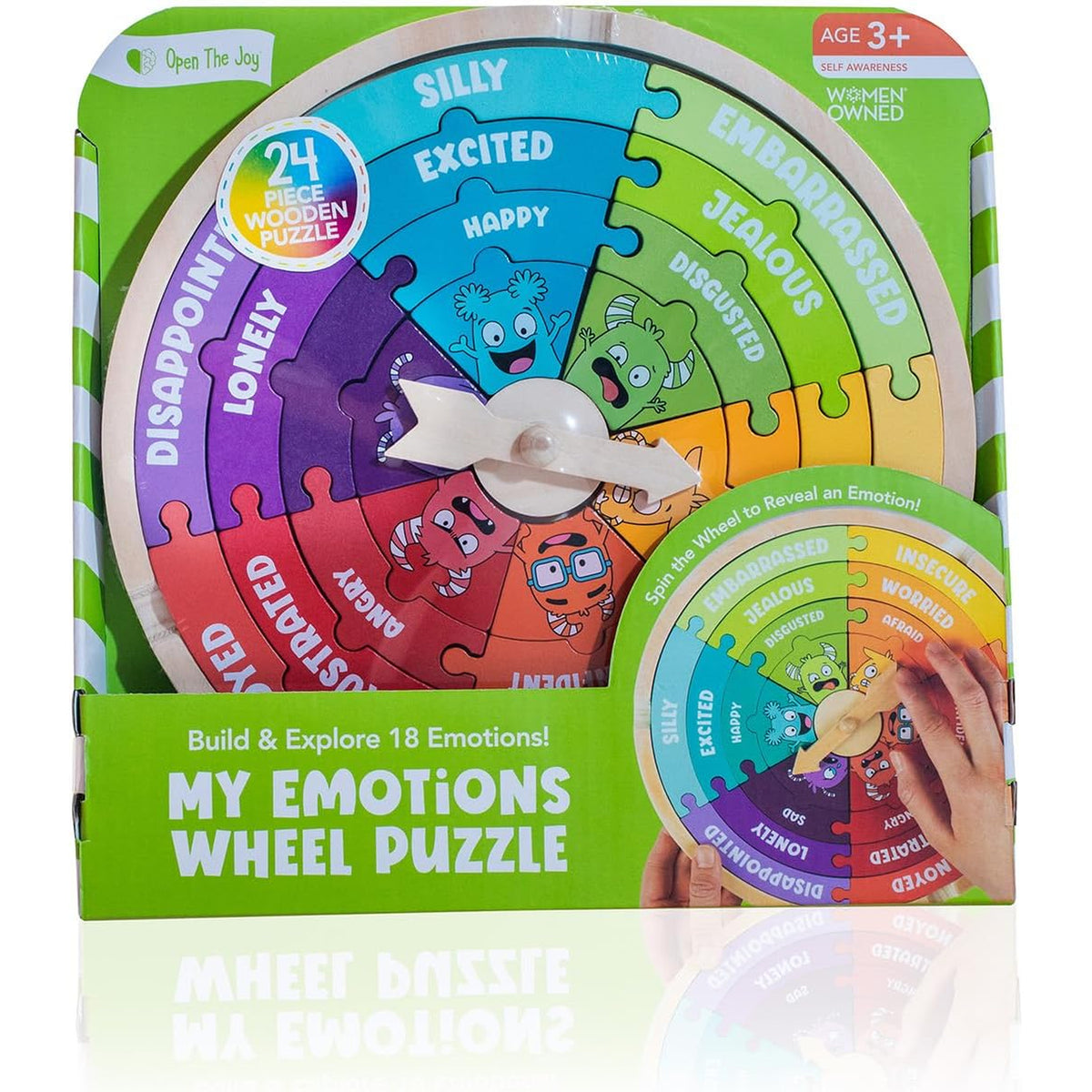 My Emotions Wheel - Emotional Intelligence, Mindfulness, and Learning Toy