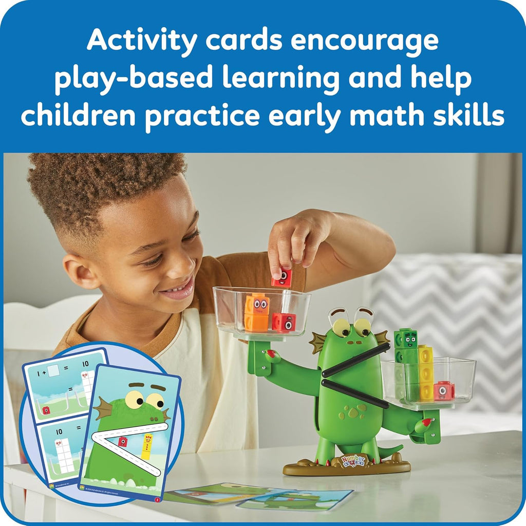 hand2mind - Numberblocks Blockzee Balance Activity Set, ﻿61 MathLink Cubes