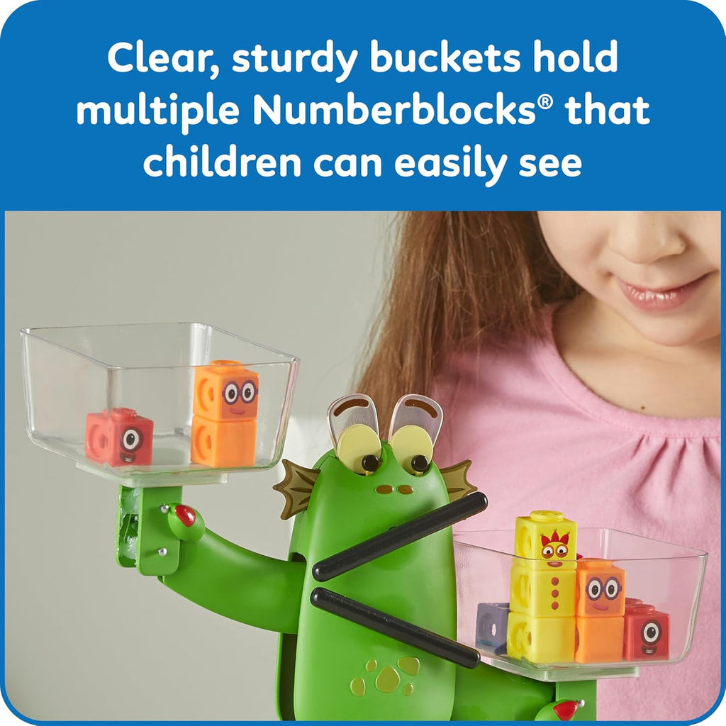 hand2mind - Numberblocks Blockzee Balance Activity Set, ﻿61 MathLink Cubes