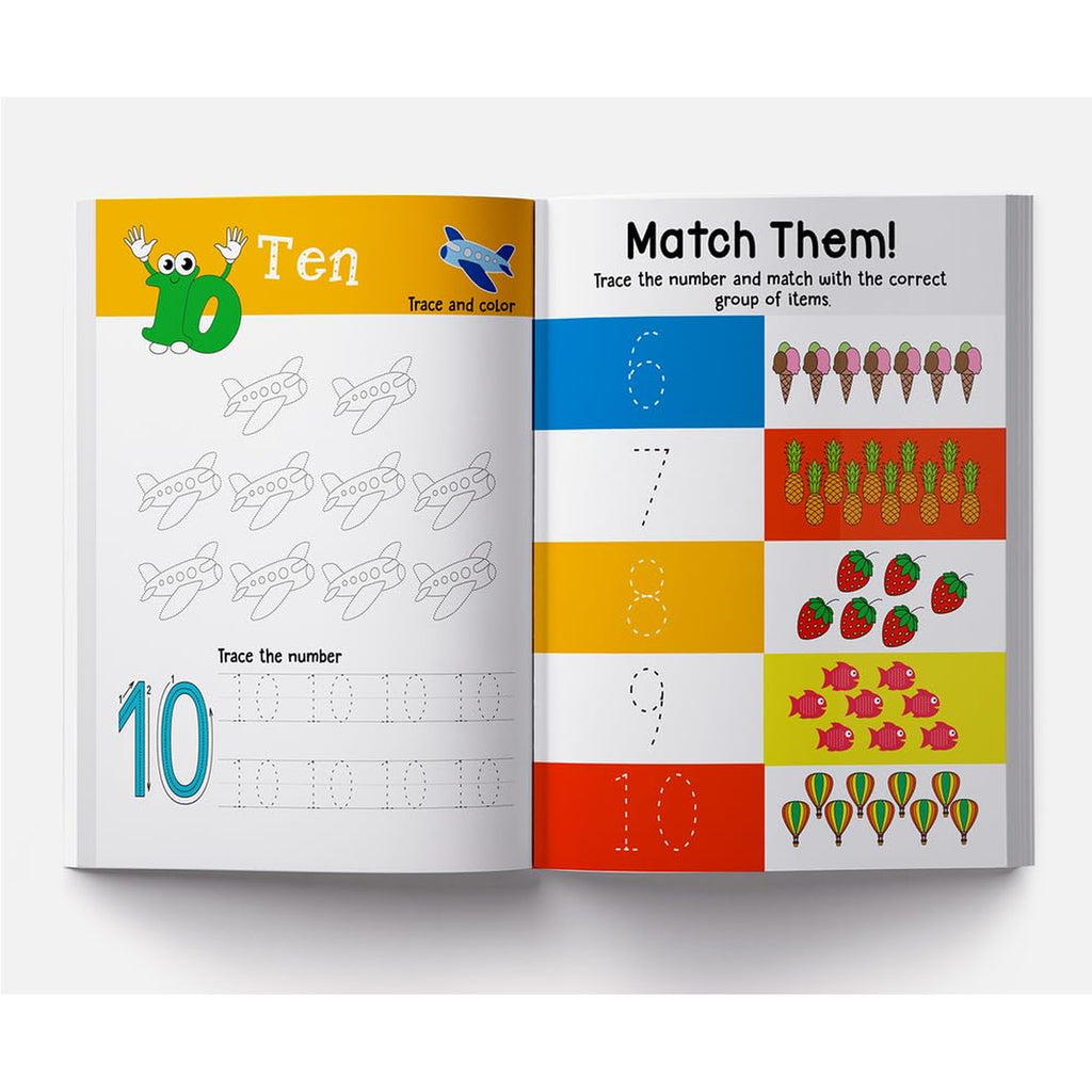 Numbers 1-1 Write and Practice Numbers 1 to 10 (Writing Fun)