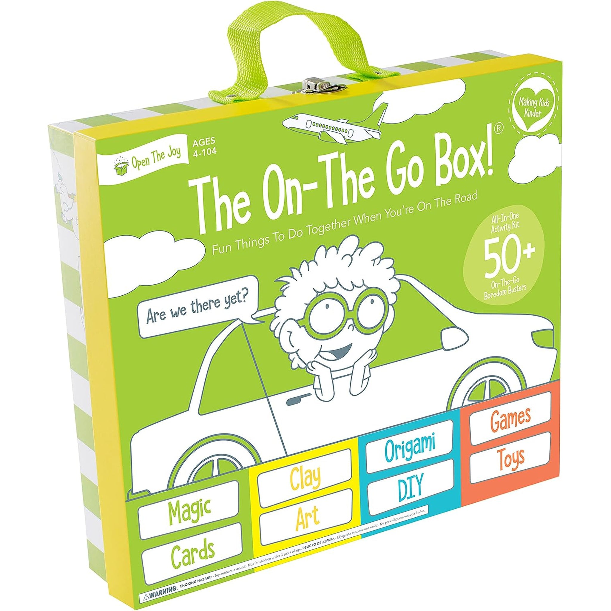 On The Go Box, Road Trip Travel Games Activity Box