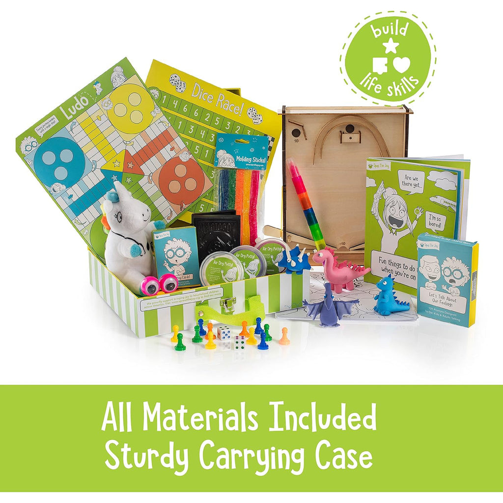 On The Go Box, Road Trip Travel Games Activity Box