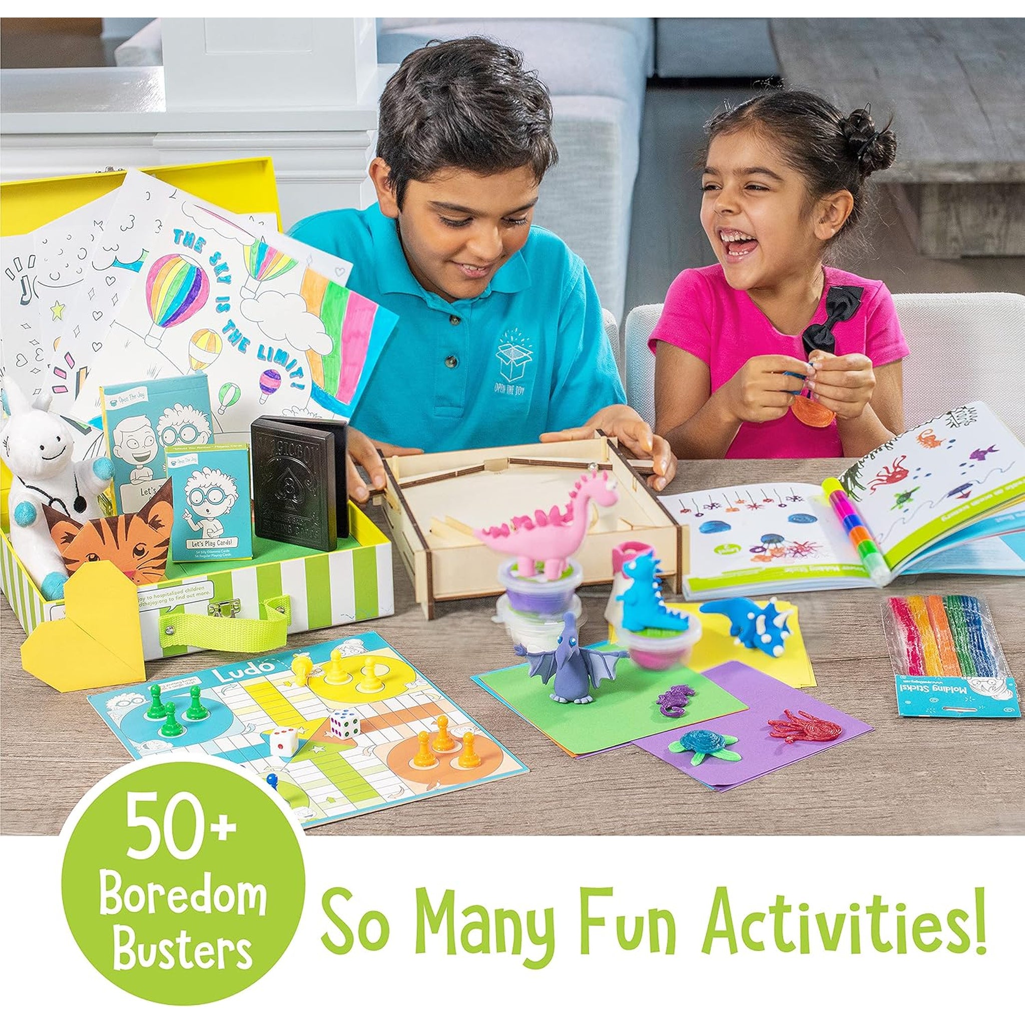 On The Go Box, Road Trip Travel Games Activity Box