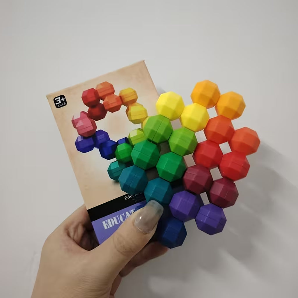 Plastic Toy Magic Cube, 3D Puzzle DIY Educational