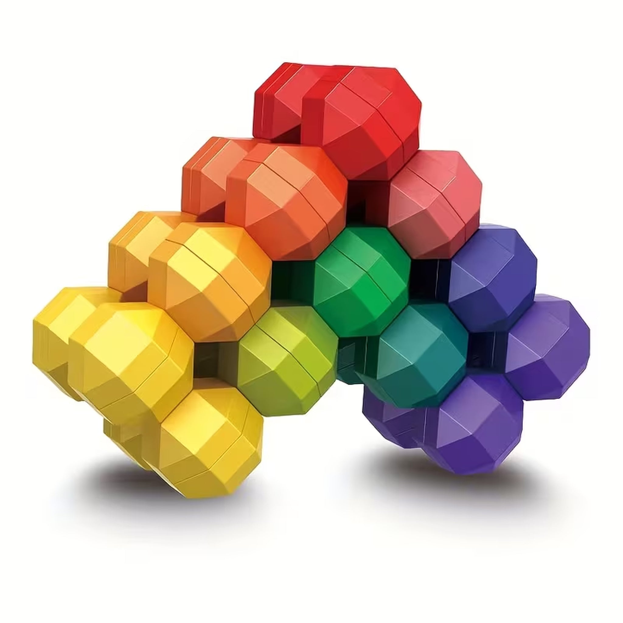 Plastic Toy Magic Cube, 3D Puzzle DIY Educational
