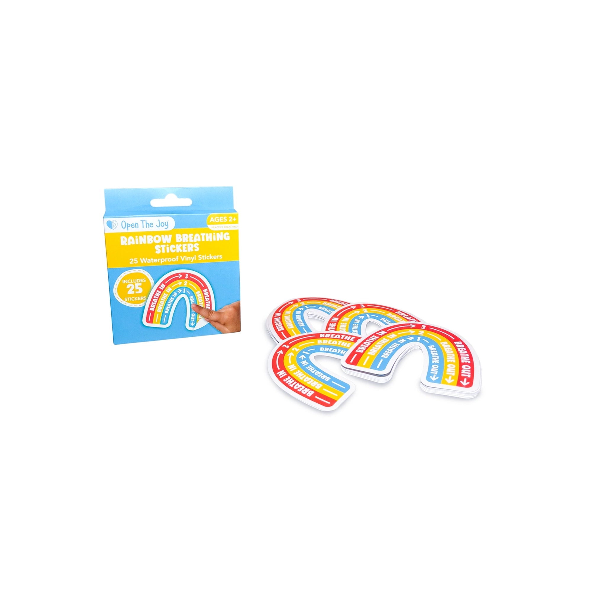 Rainbow Breathing Sticker Class Pack (25 Pack)