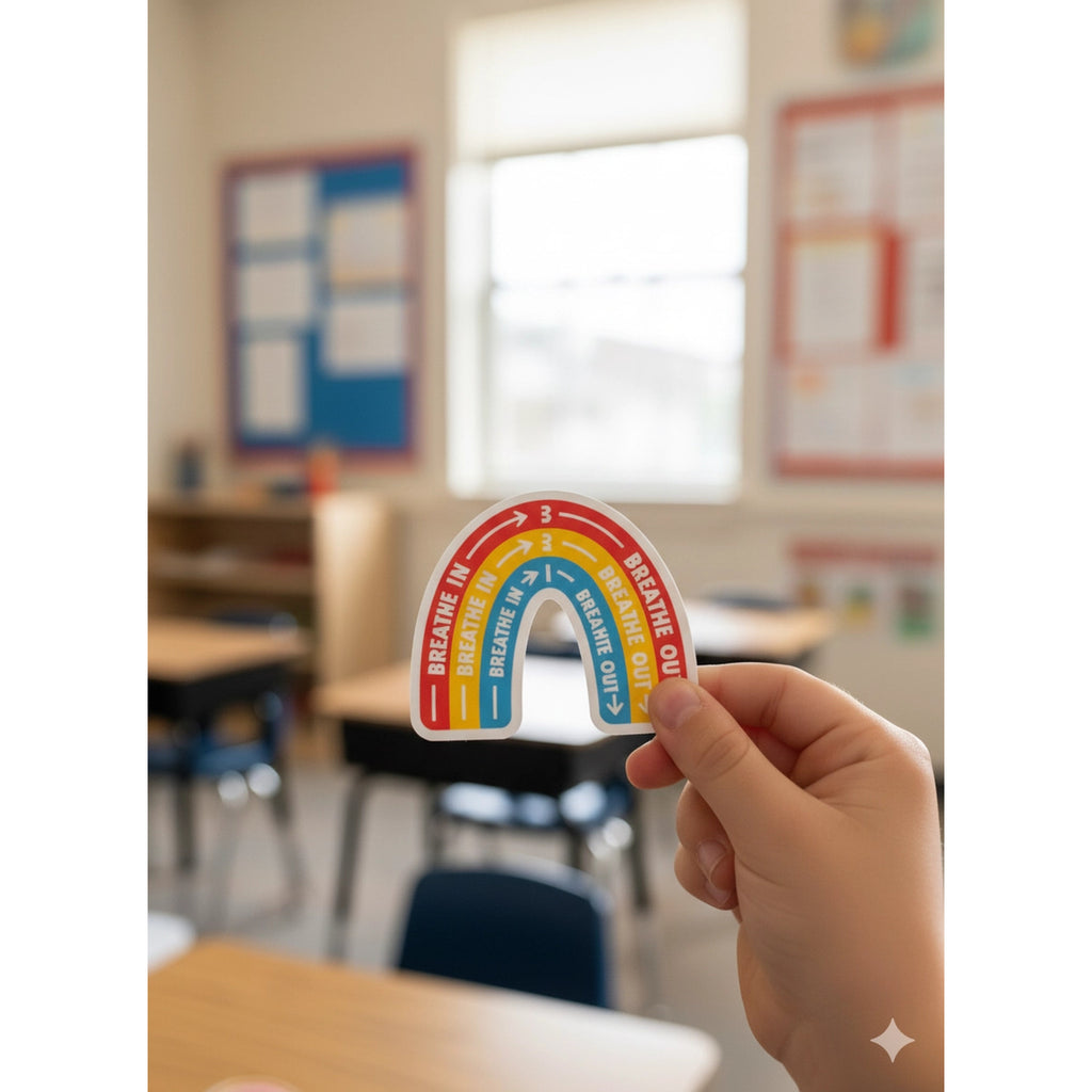 Rainbow Breathing Sticker Class Pack (25 Pack)