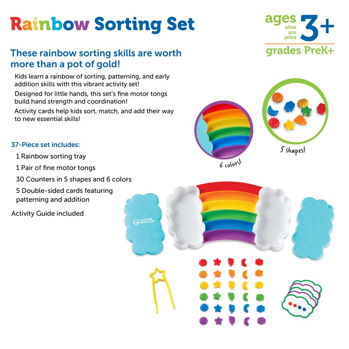 LR - Rainbow Sorting Activity Set