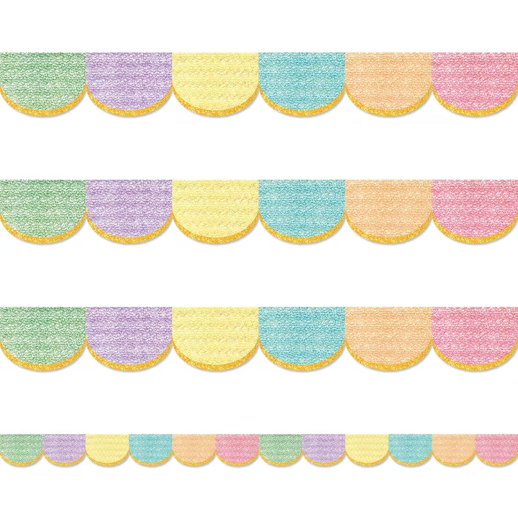 Scalloped Bulletin Board Border