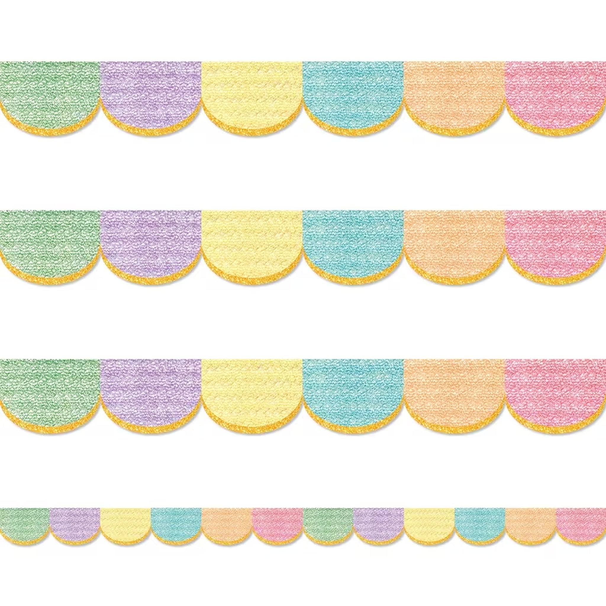 Scalloped Bulletin Board Border