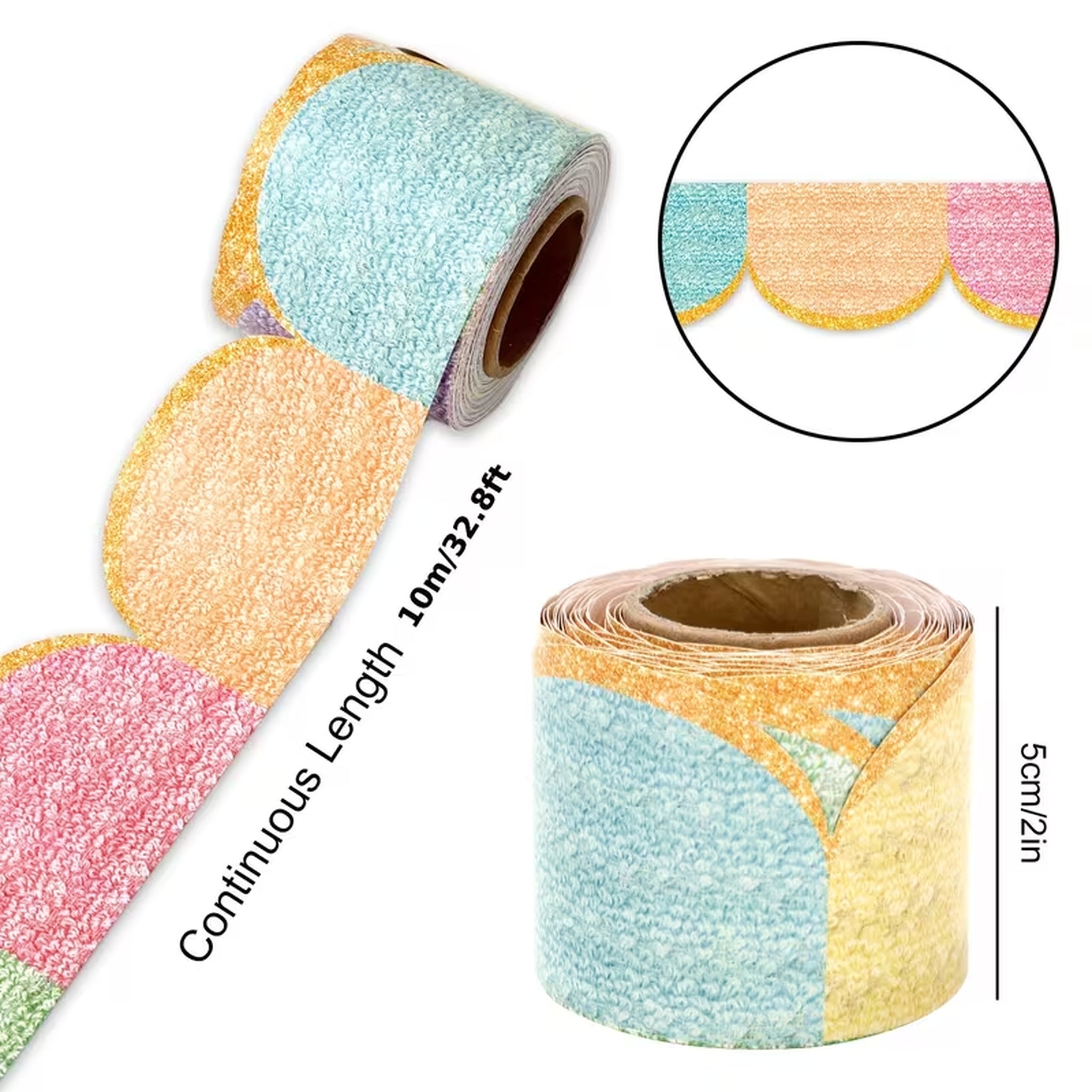 Scalloped Bulletin Board Border