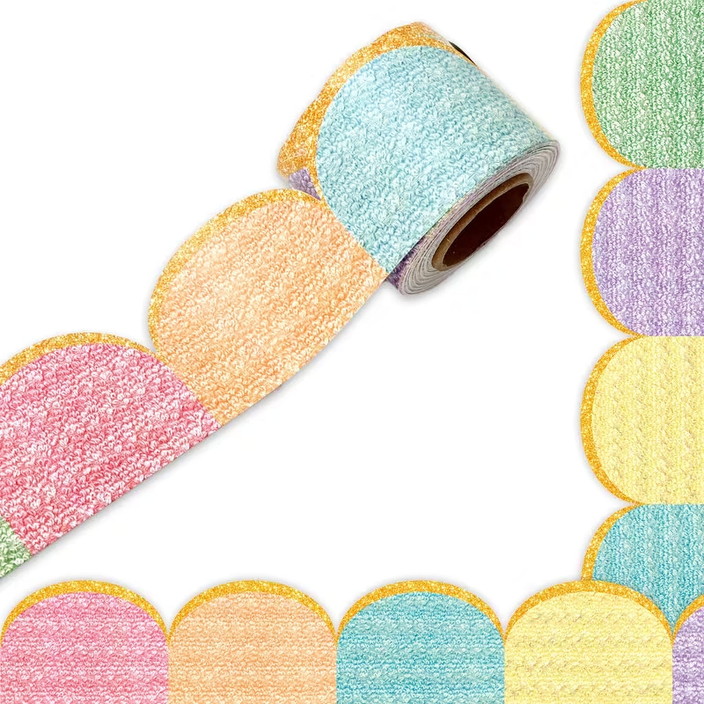 Scalloped Bulletin Board Border