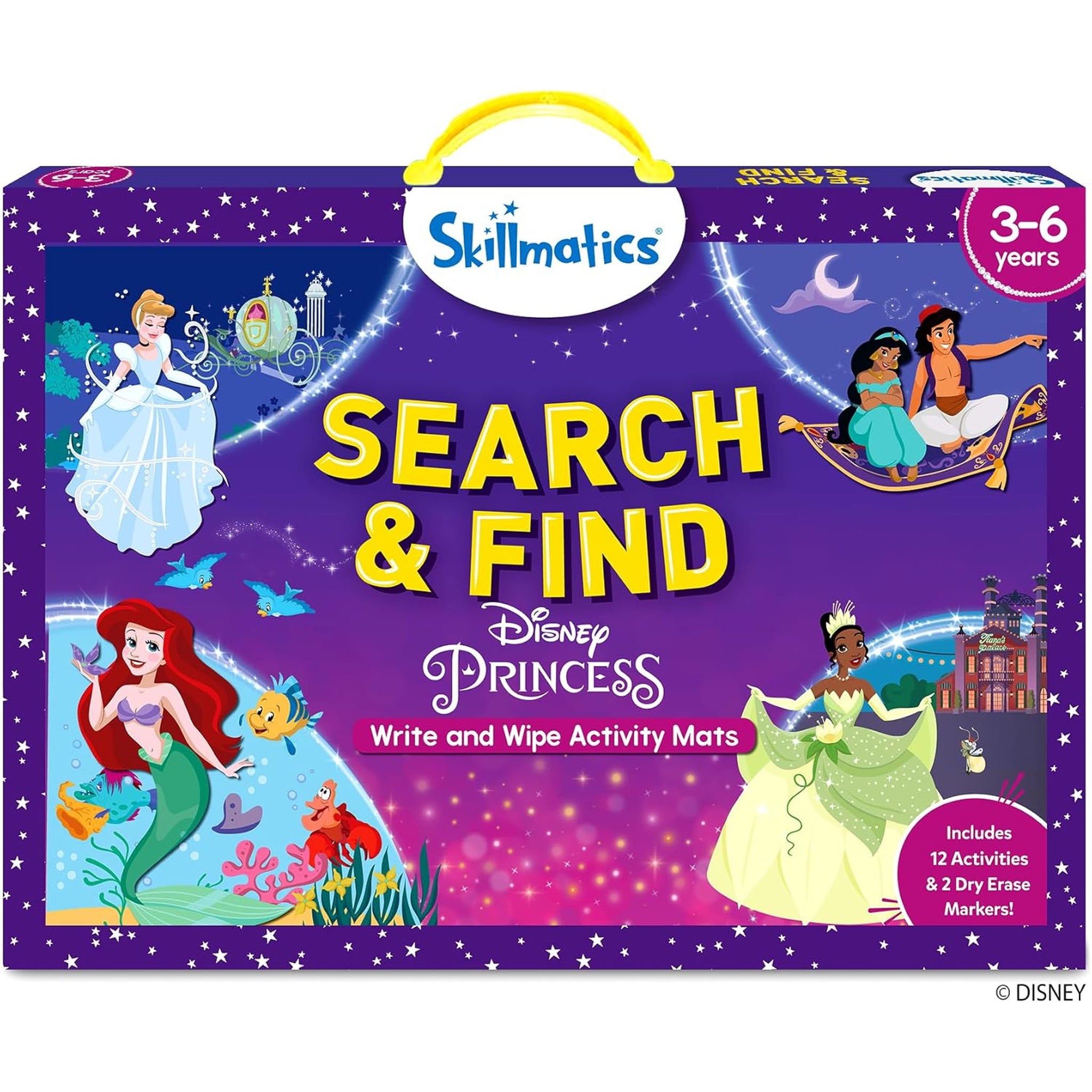 Write & Wipe - Search and Find Disney Princess Educational Game