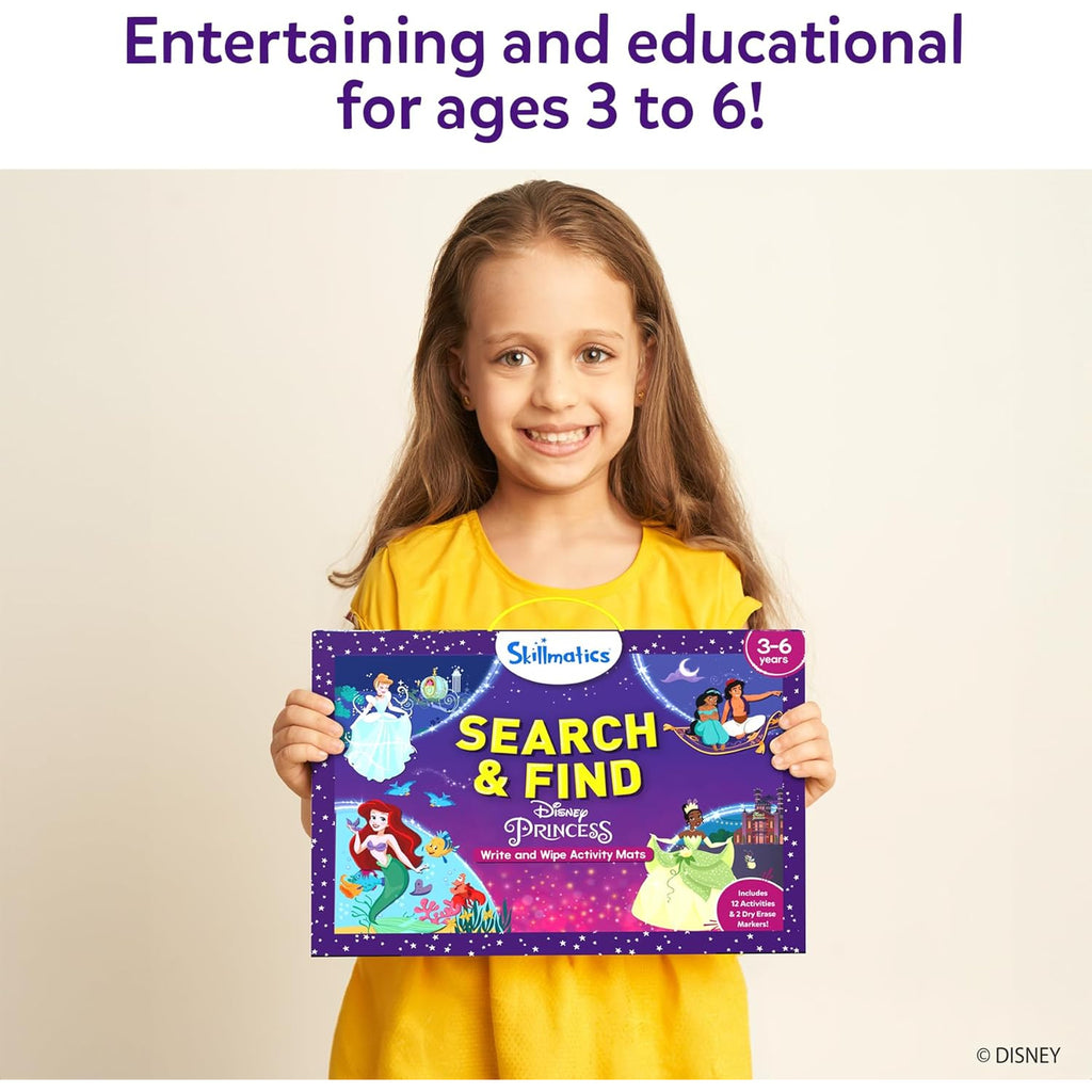 Write & Wipe - Search and Find Disney Princess Educational Game