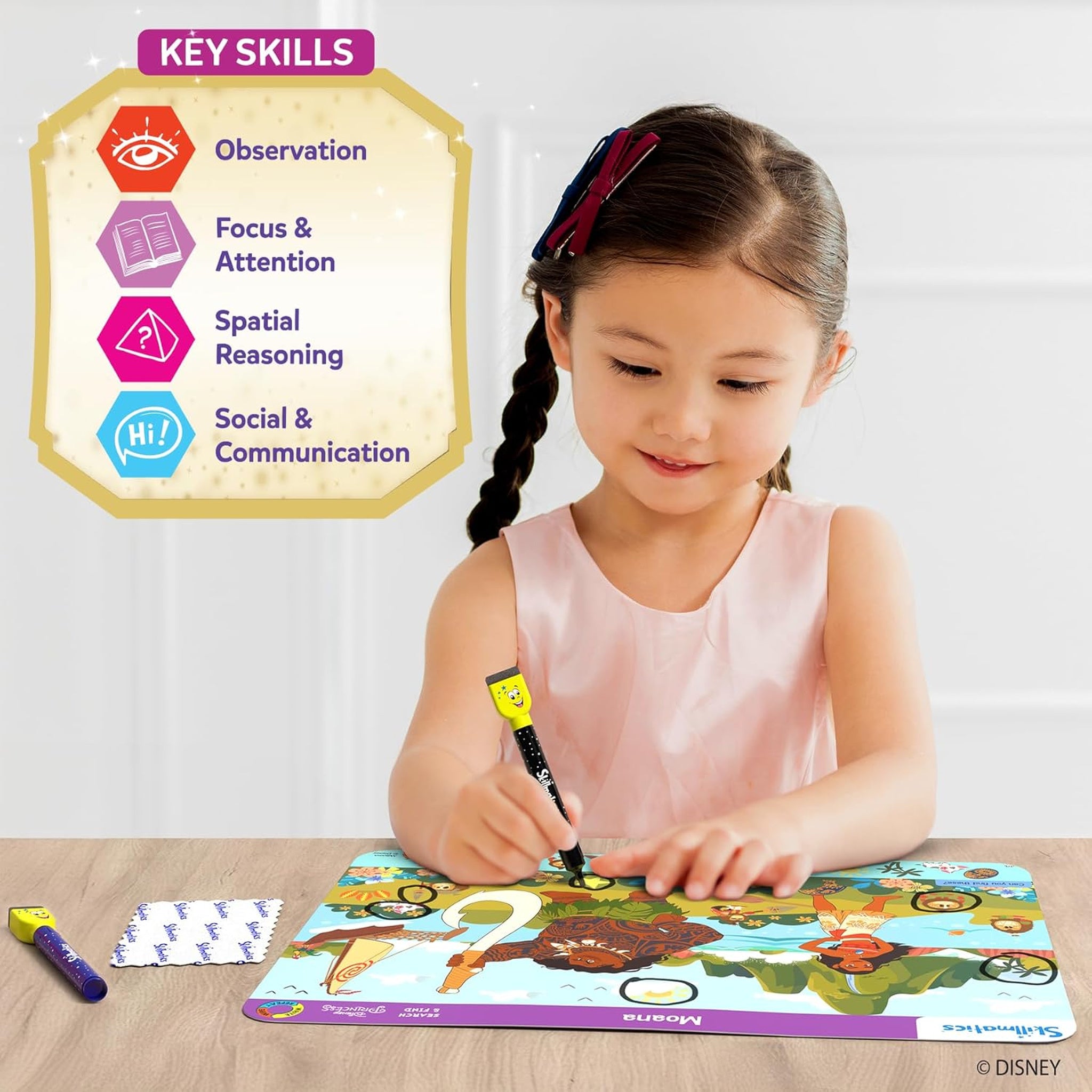 Write & Wipe - Search and Find Disney Princess Educational Game