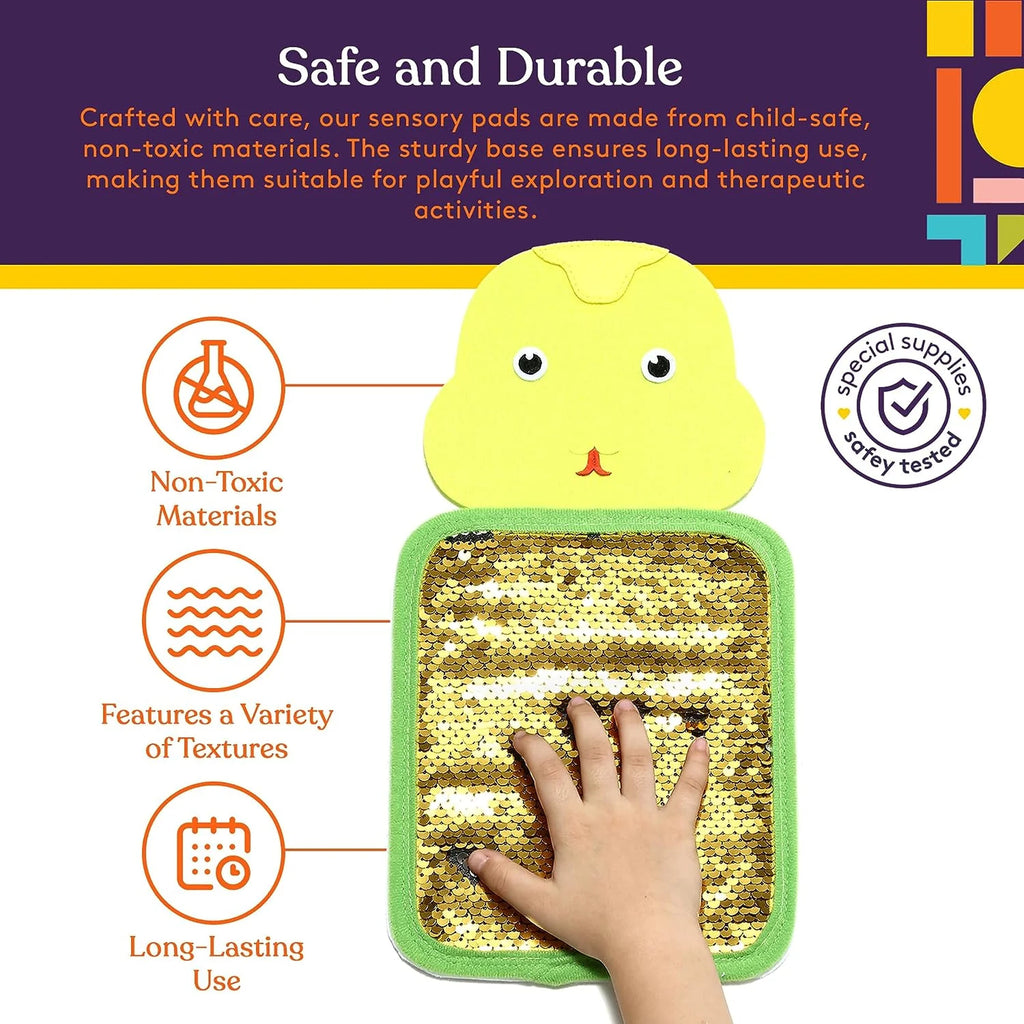 Special Supplies - Sensory Zoo Animal Mats, 12 Sets, Tactile Stimulation for Kids