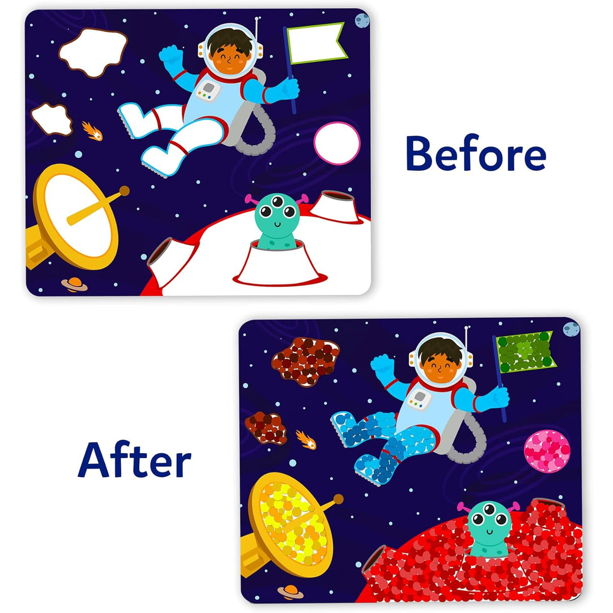 Skillmatics - DOT IT! Space, Mess-Free Fun for Kids