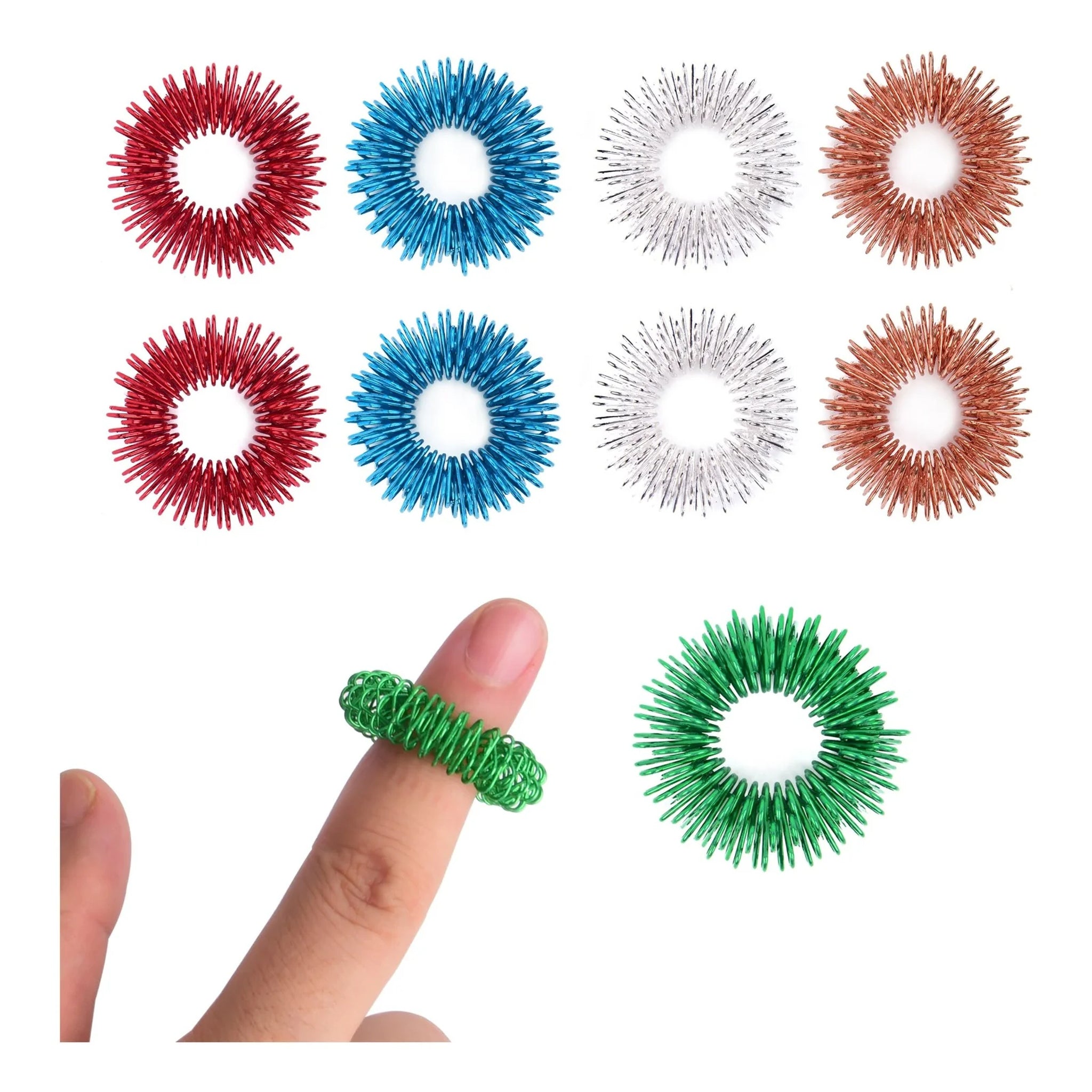 Spiky Acupressure Rings