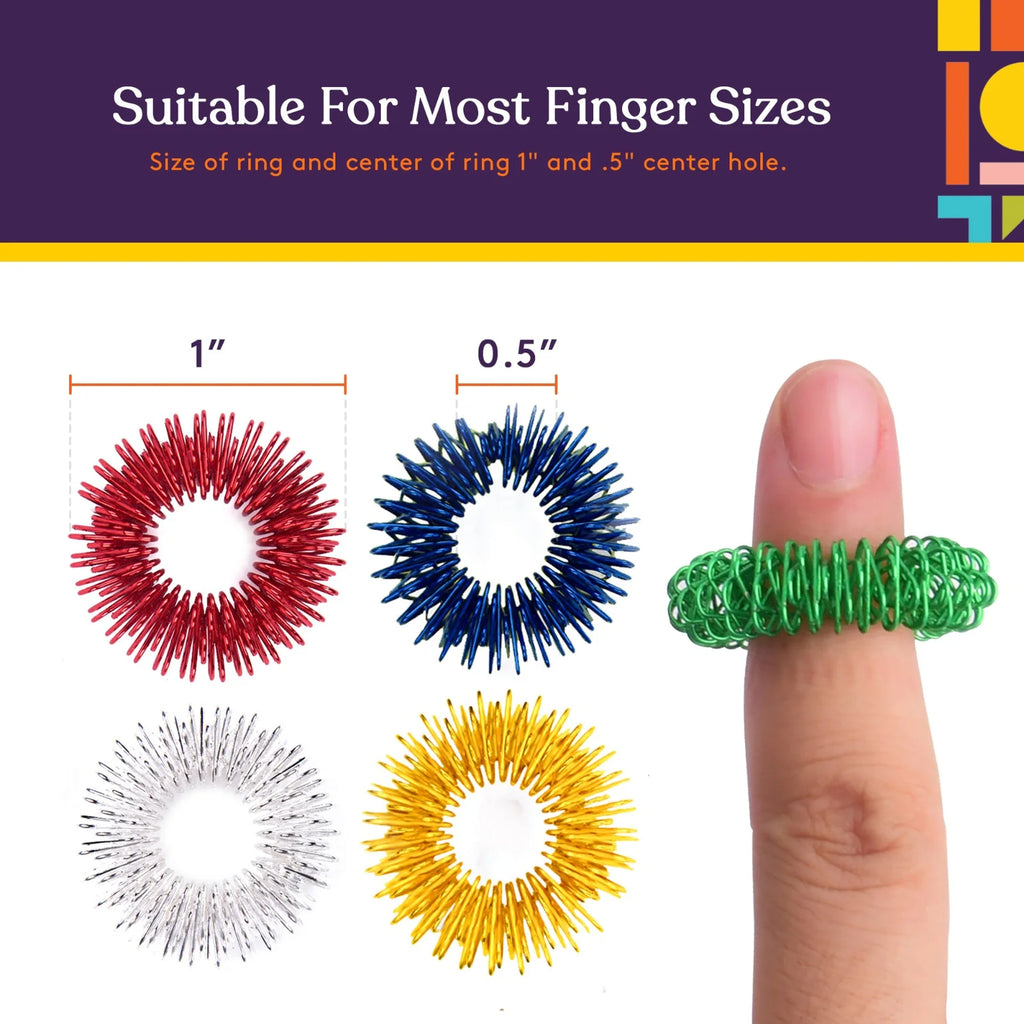 Spiky Acupressure Rings