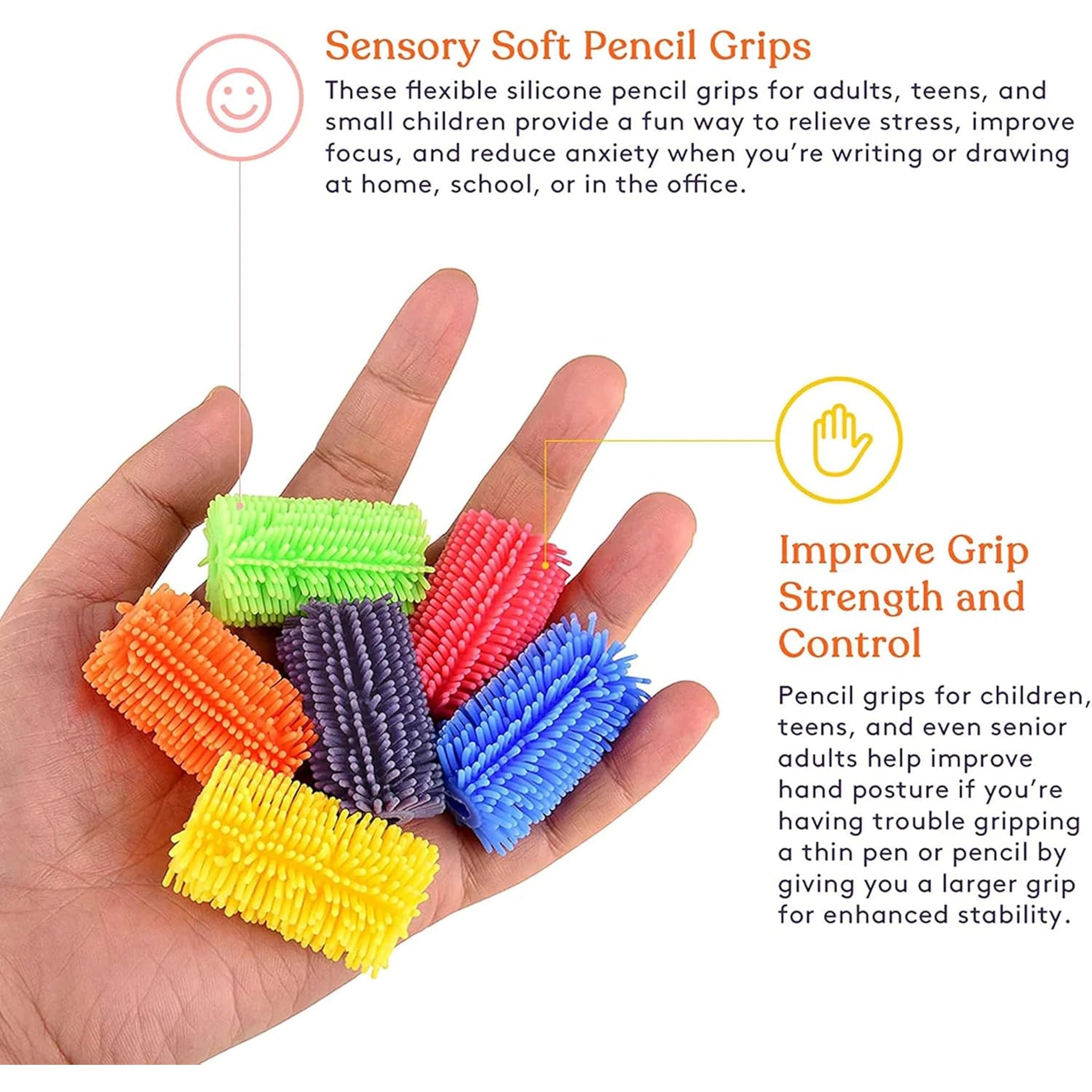Squishy Pencil Grips for Kids