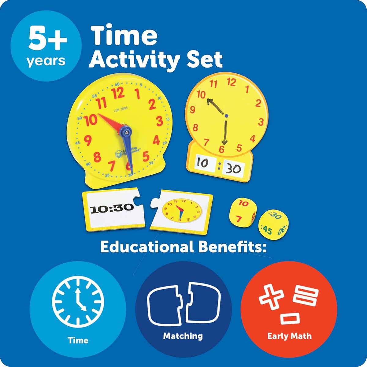 LR - Time Activity Set - Kids Learning Clock