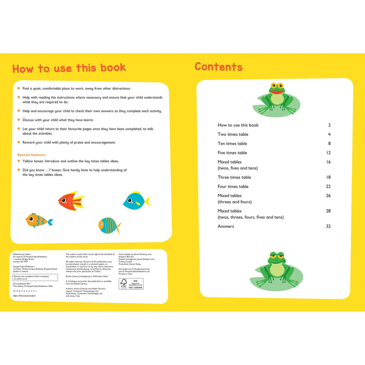 Collins - Times Tables Ages 5-7