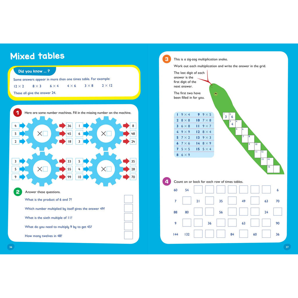 Times Tables Ages 7-11