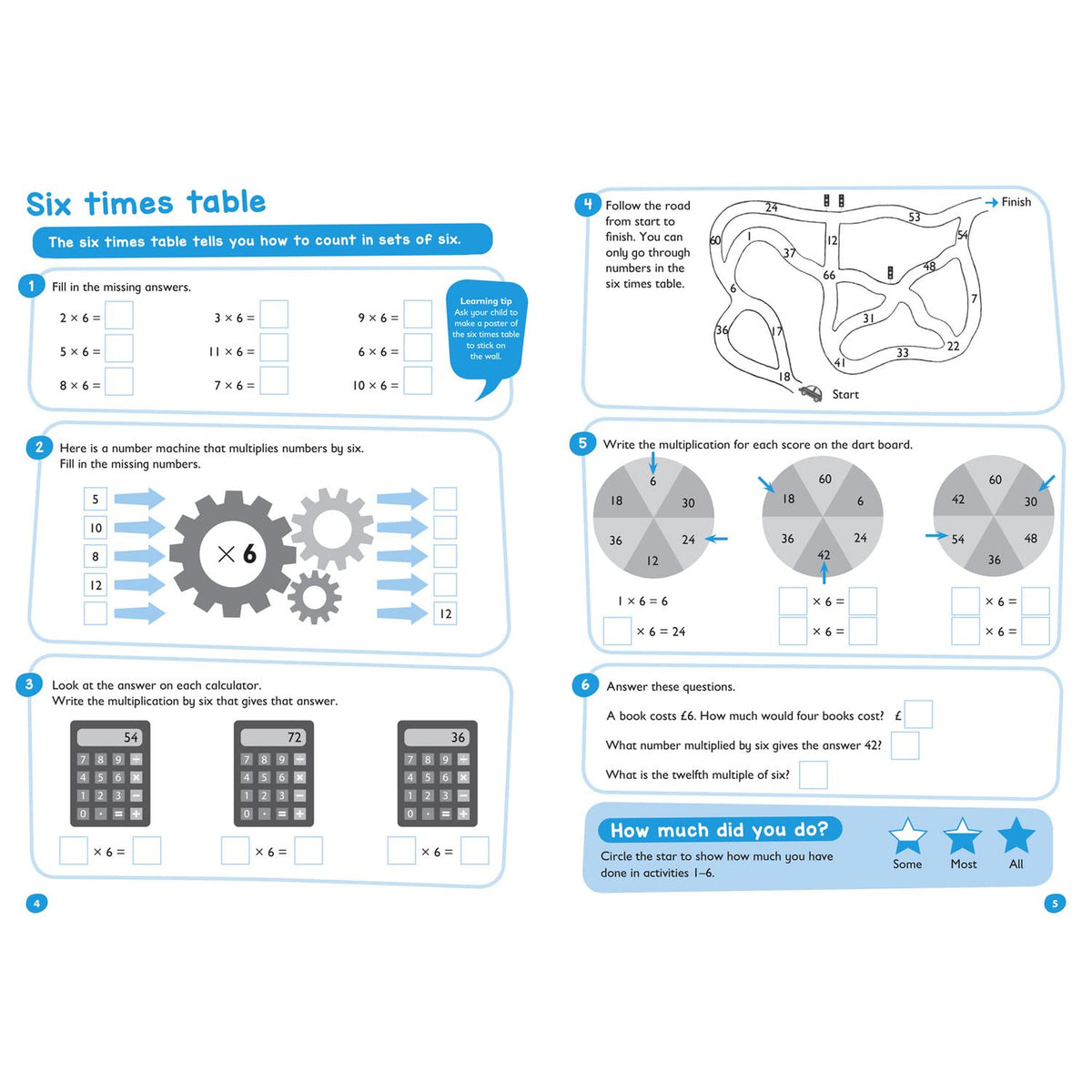 Times Tables Workbook Ages 7-11