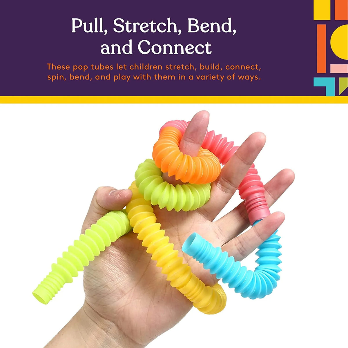 Special Supplies - Tiny Pop Tubes (Multi-Color) - (Pack of 5)
