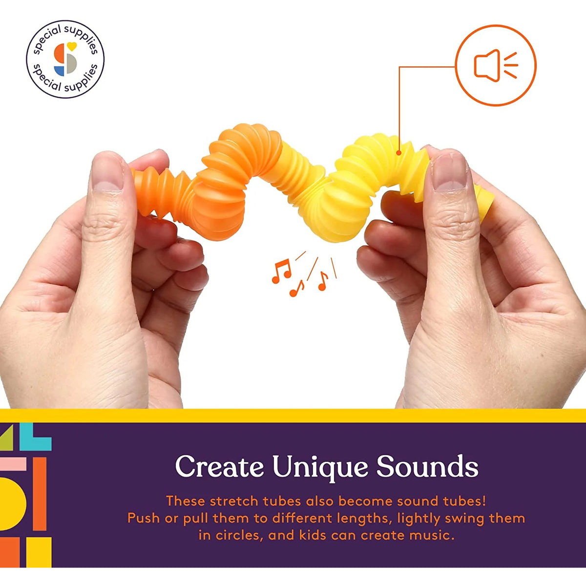 Special Supplies - Tiny Pop Tubes (Multi-Color) - (Pack of 5)