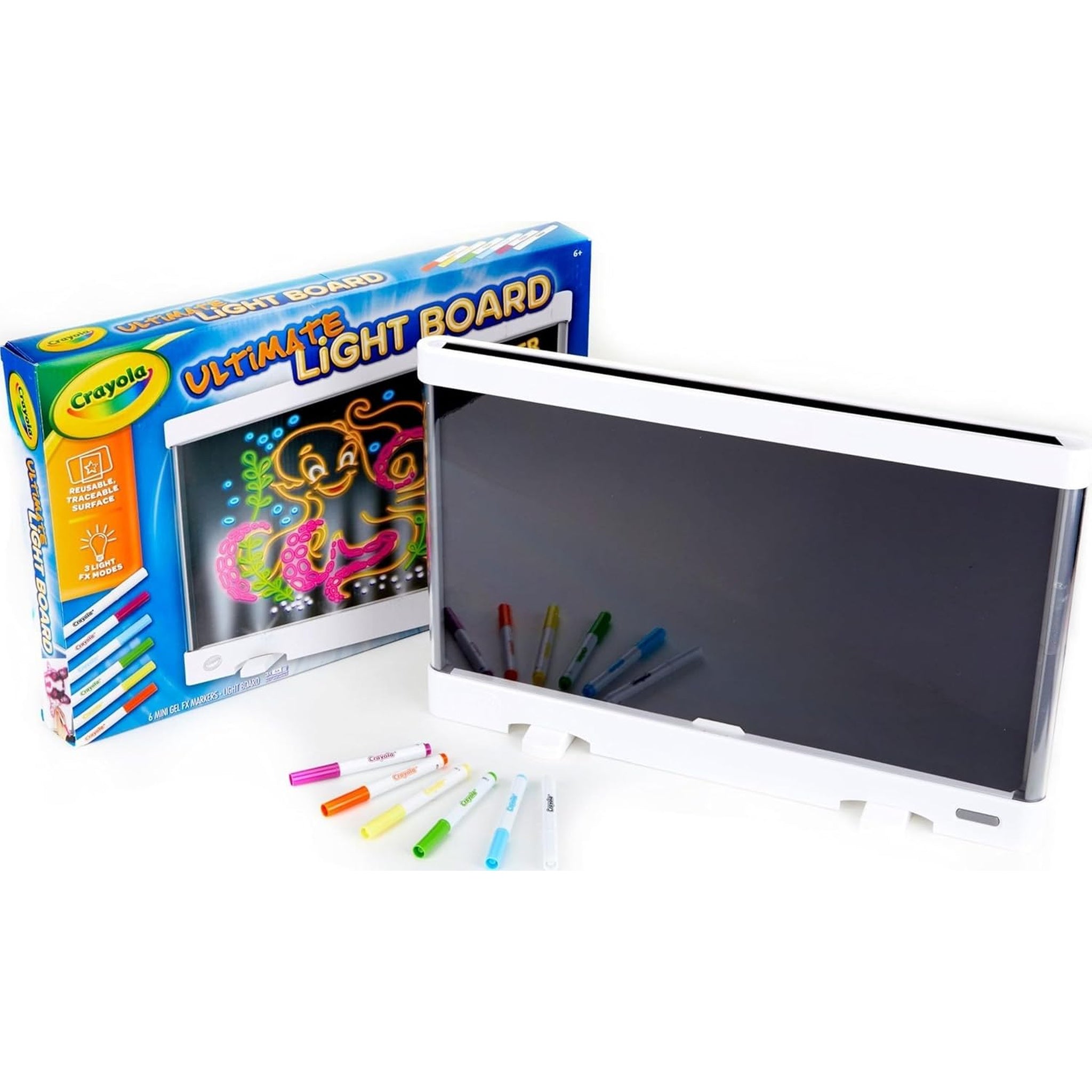 Ultimate Light Board - White, Kids Drawing Tablet, Gifts for Kids, LED Drawing Board, Sketching Art Projector