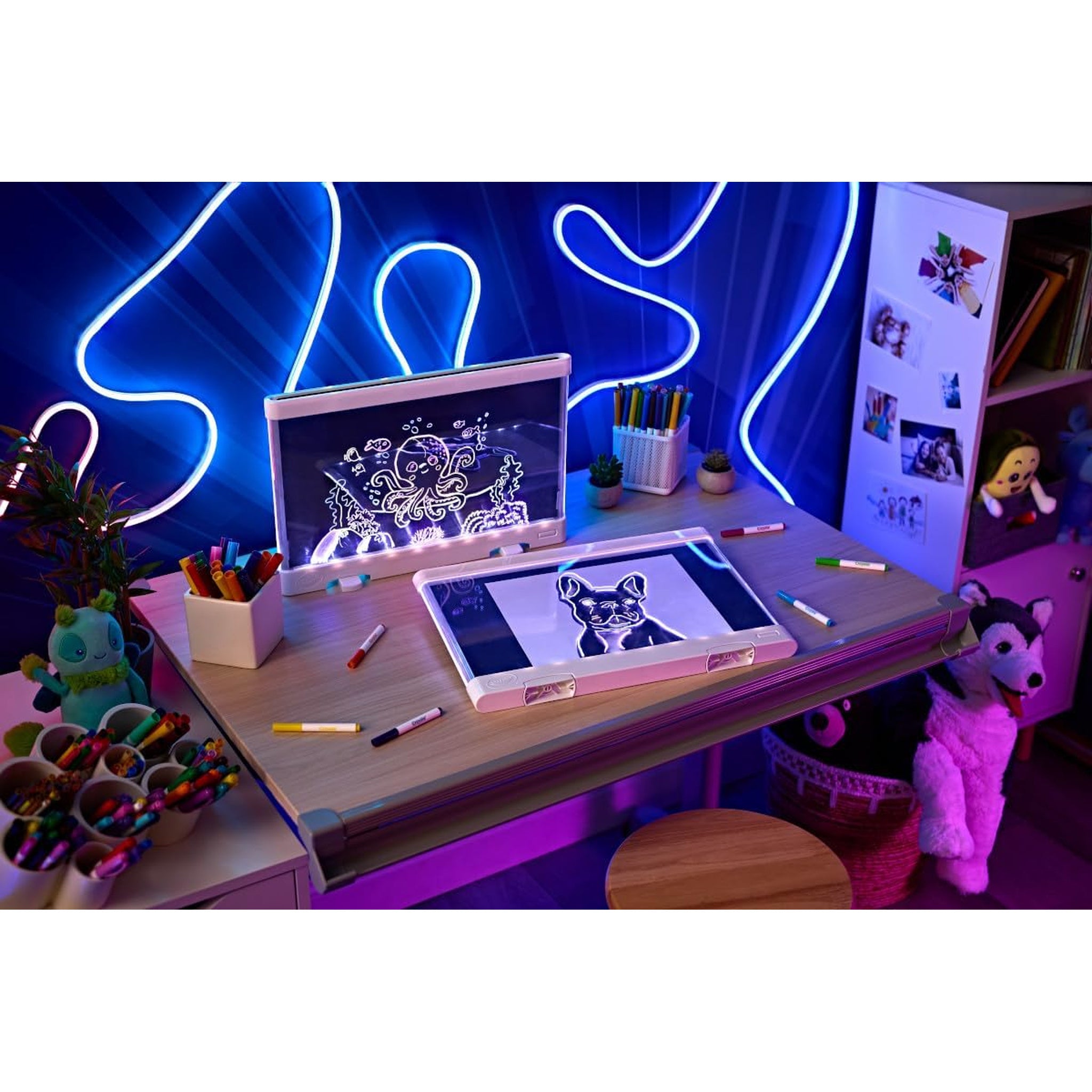 Ultimate Light Board - White, Kids Drawing Tablet, Gifts for Kids, LED Drawing Board, Sketching Art Projector