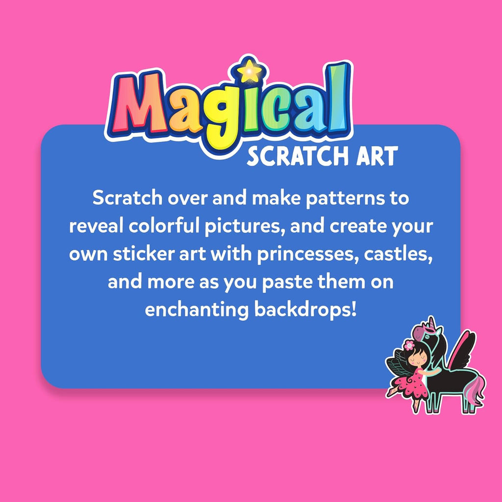 Scratch Art Books - Unicorns & Princesses