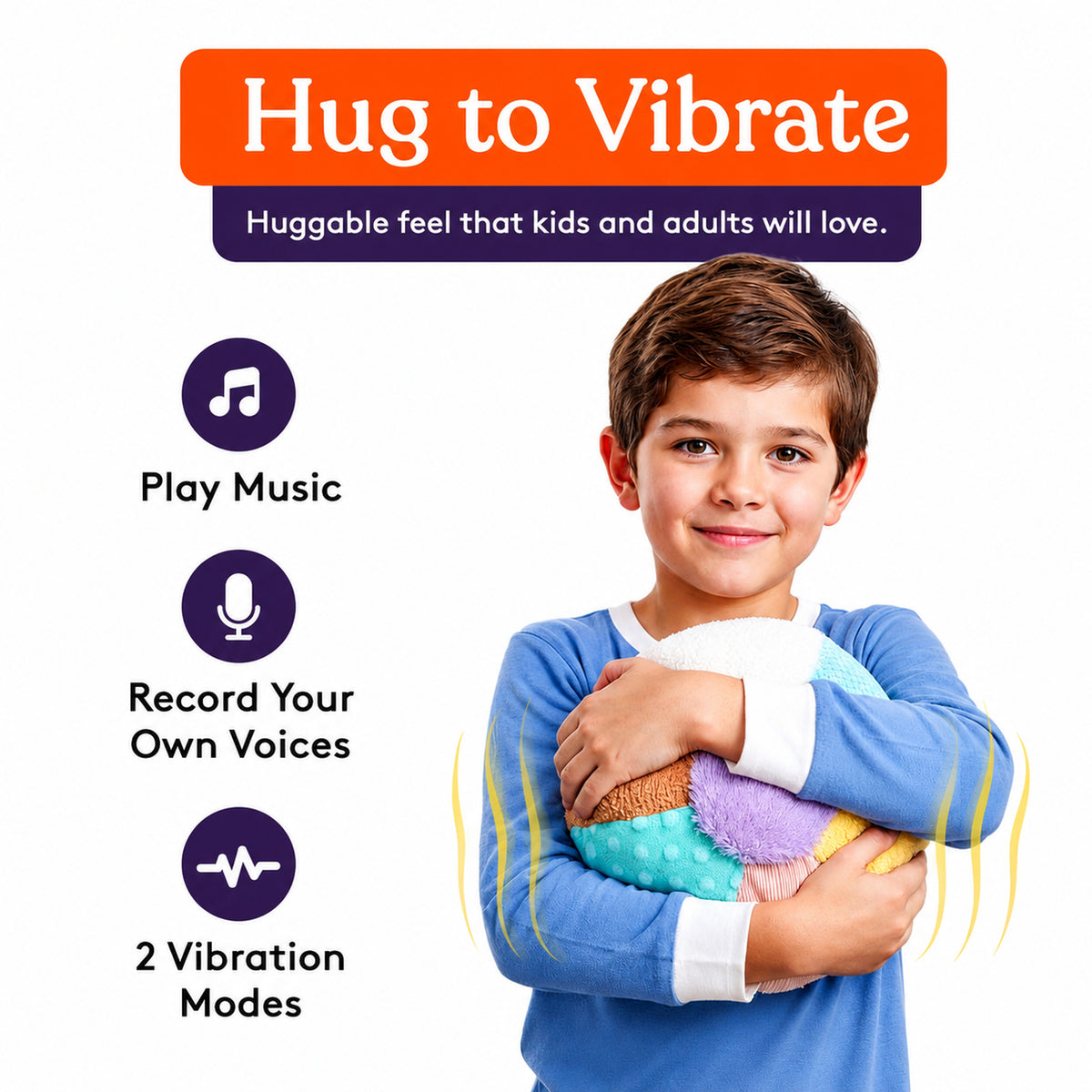 Special Supplies - Sensory Vibrating Weighted Pillow for Kids and Adults