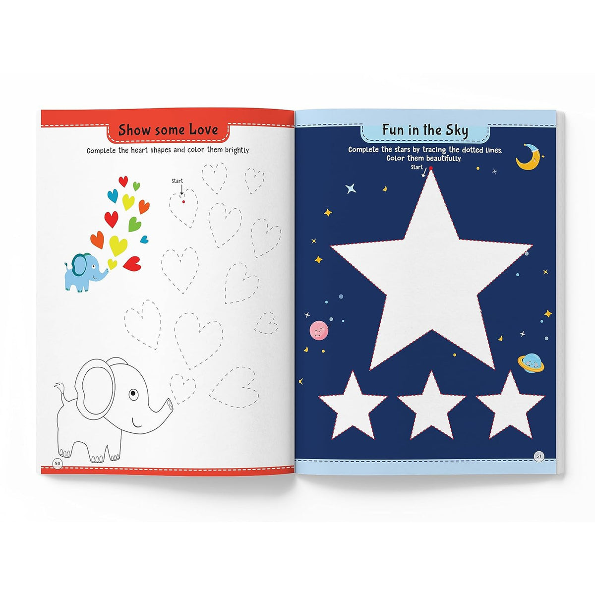 101 Pencil Control Activity Book For Kids - Tracing Practice Book Age 2+