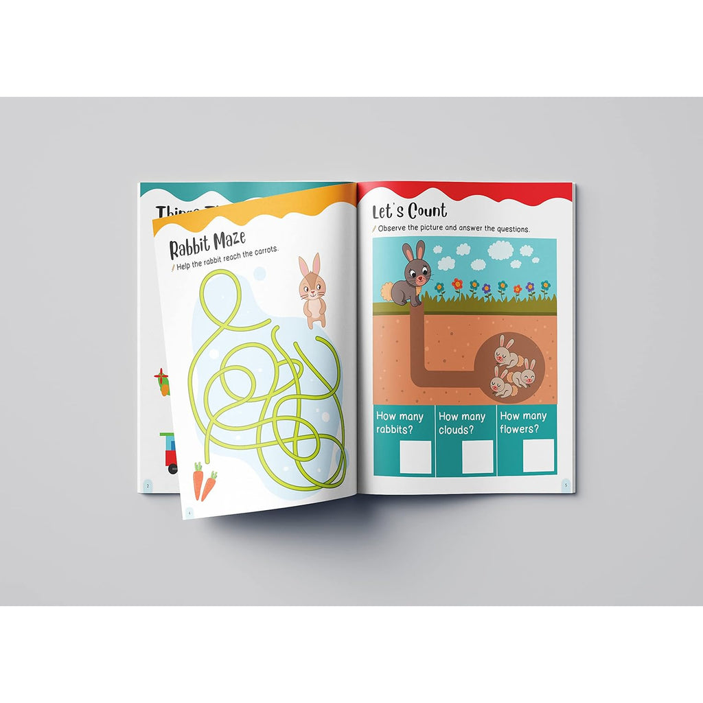 Preschool Complete Learning Activity Pack For Kids (Box Set of 8 Books)