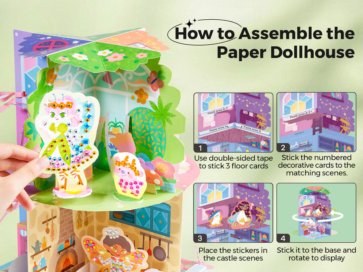 Jarmelo - Diamond Art Dollhouse - Busy Faries