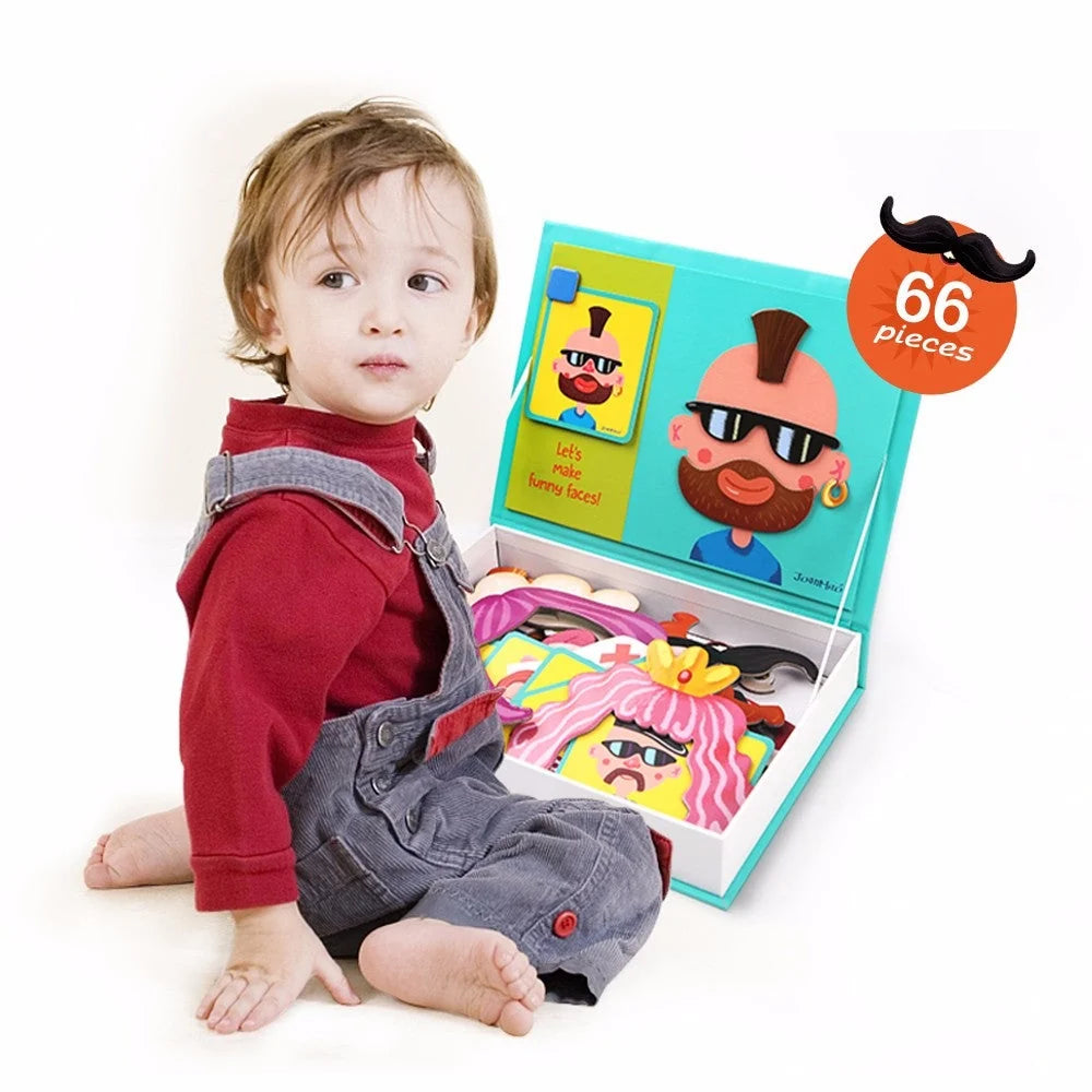 Jarmelo - Magnet Play Box - Crazy Faces